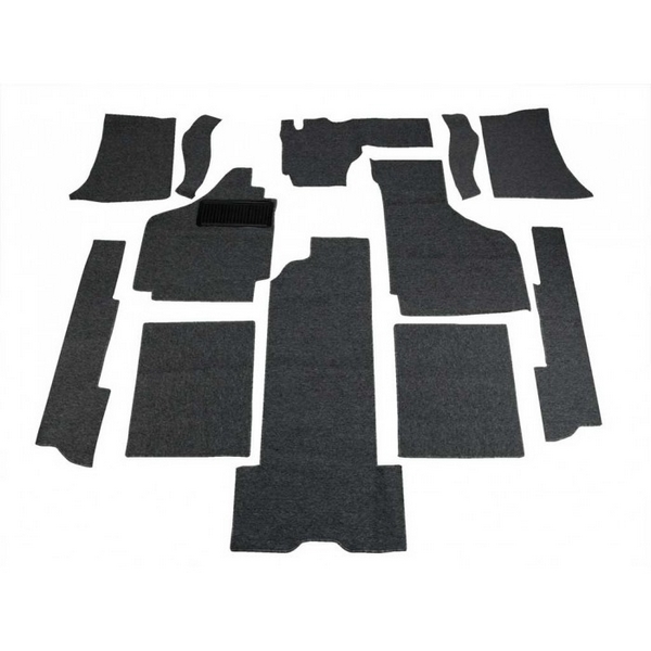 Ghia Convertible 1969-74, Carpet Kit 20pc. (Without Footrest)